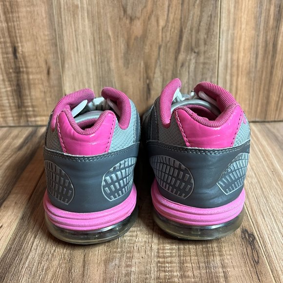 Champion Active Lite Girls Running Shoes Grey Pink Sparkles EUC 86286 Size 3 - Picture 6 of 8